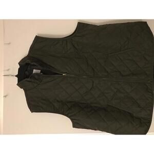 Old Navy Women's Quilted Vest XXL Olive Green